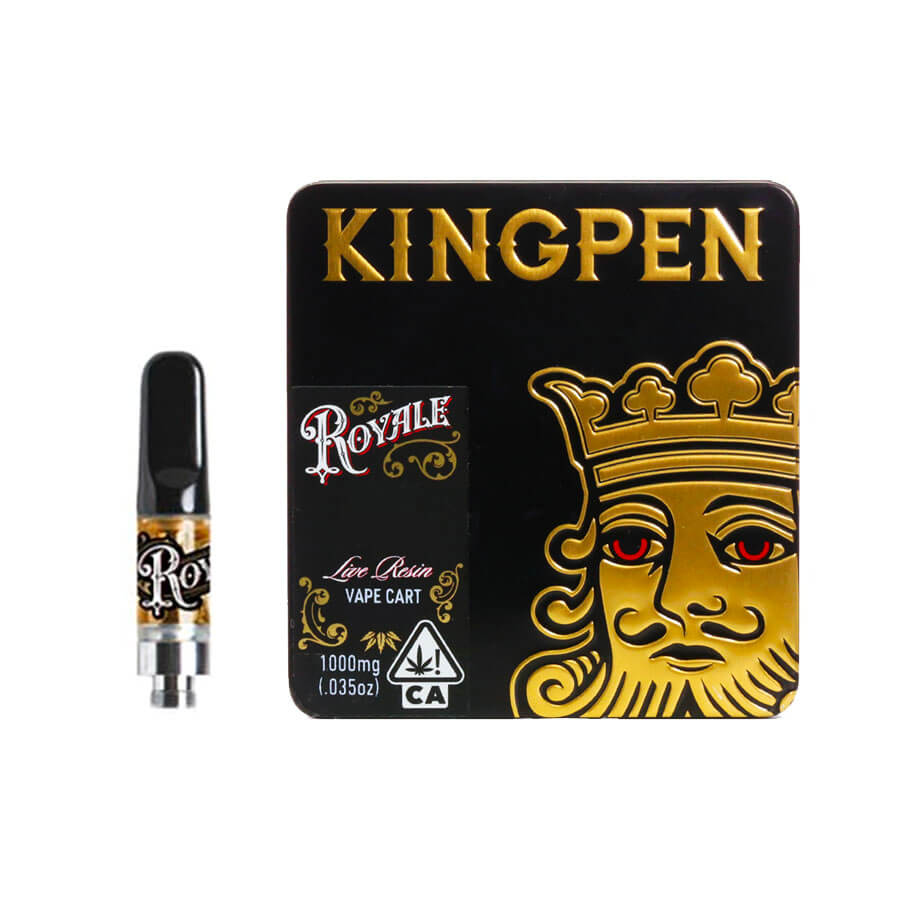 Kingpen Royale's Pink Picasso 1g Live Resin Cartridge